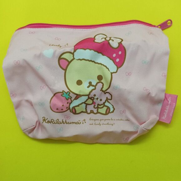 korilakkuma flat pouch with zipper - Picture 4 of 6
